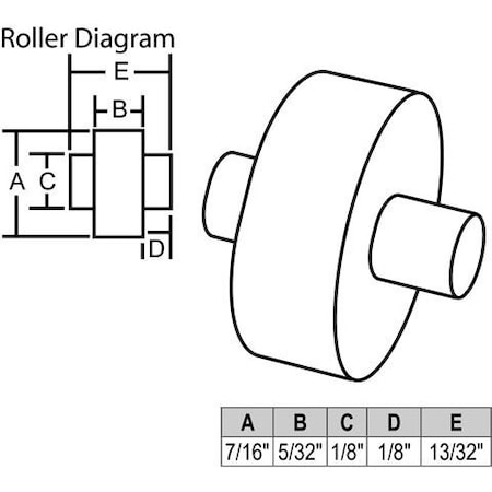 Strybuc Sliding Window Wheel 900-2041